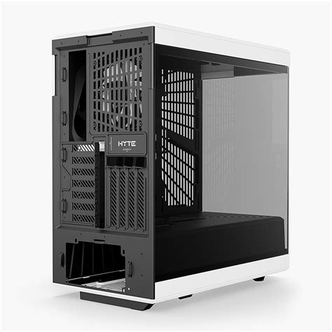 Hyte Y Atx Mid Tower Case With Pcie Riser Cable White Cs Hyte Y