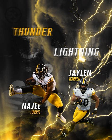 Pittsburgh Steelers 2023 Running Back Duo Wallpaper :: Behance