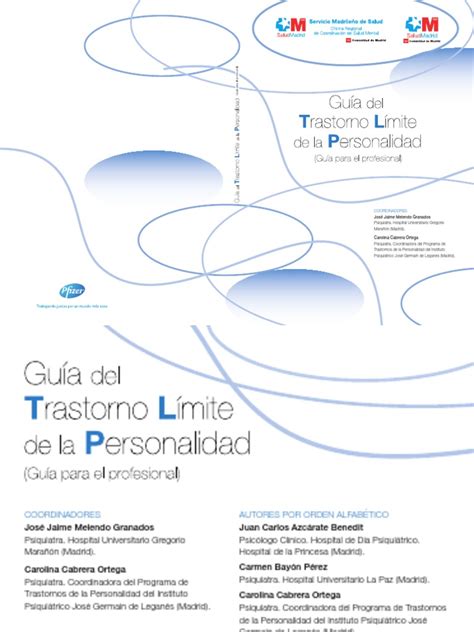 Guia Del Trastorno Límite De La Personalidad Pdf