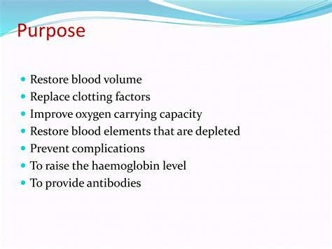 Blood Transfusions Ppt PPT