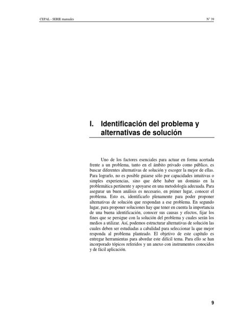 Identificación Del Problema Y Alternativas De Solución Pdf Semáforo