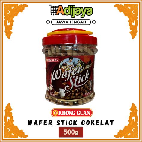 Jual Khong Guan Wafer Stick Chocolate 500gr Wafer Stik Rasa Coklat