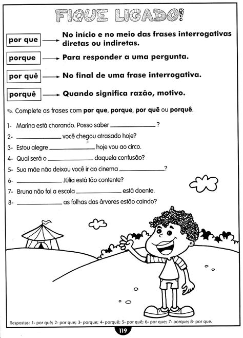 Uso Dos Porquês Atividade 5 Ano BRAINCP