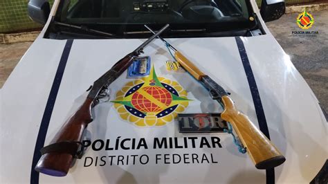 Pmdf Apreende Tr S Armas De Fogo Em Ponto De Bloqueio Em S O Sebasti O