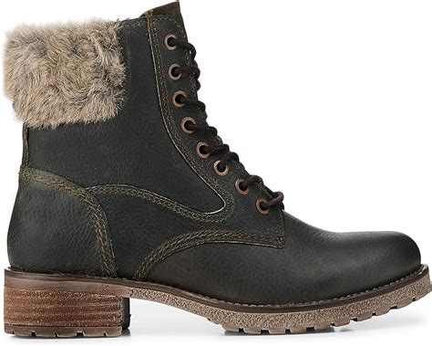 Cox Erwachsene (Unisex) Damen Winter-Boots aus Leder, Schnür ...