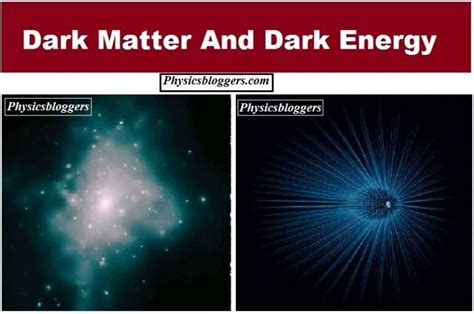 Dark matter and dark energy - Physics Bloggers