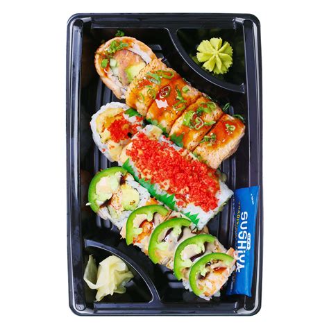 H E B Sushiya North Texas Sushi Roll Combo Pack Shop Sushi At H E B