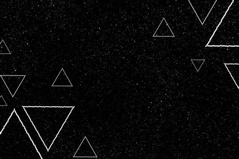 Geometric Triangles on Black | Free Abstract Image