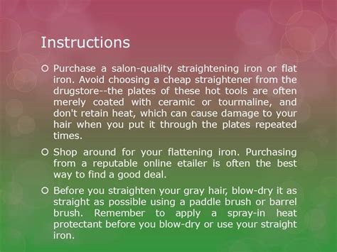 How To Straighten Curly Gray Hair Youtube