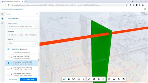 Automated Clash Detection In Bim Collaborate Pro 10 Of 12 Youtube