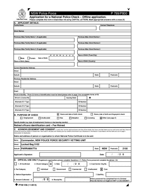 2015 2025 Form Au P799 V02 Fill Online Printable Fillable Blank Pdffiller