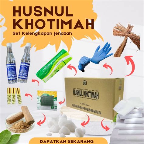 Set Lengkap Set Pengurusan Jenazah Barzakh Set Jenazah Set Husnul