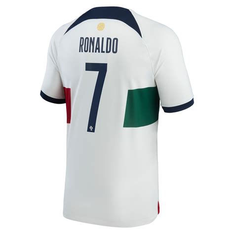 Portugal Away Stadium Shirt 2022 Kids With Ronaldo 7 Printing Rebel