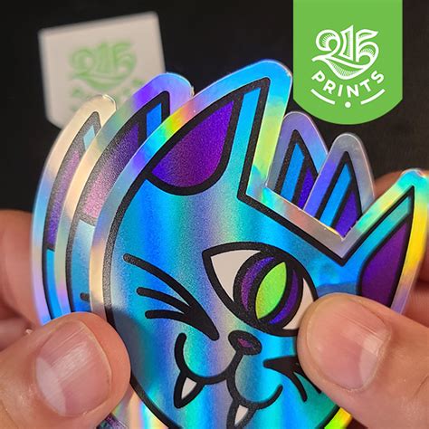 Holographic Decals - Holographic Stickers| 215 Prints