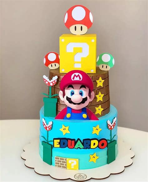 Bolo Super Mario Ideias Para Comemorar Um N Vel Vencido Artofit