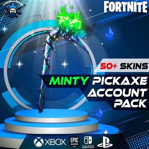 ♨️ [ANY PLATFORM] – FORTNITE Account – MINTY PICKAXE Account Pack | 50 ...