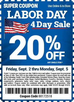 Harbor Freight Labor Day Sale Huge Deals