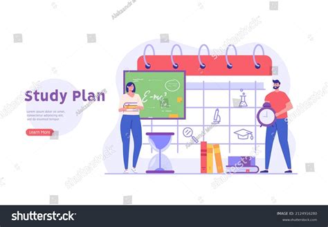 Concept Learning Program Study Plan Class Stock Vector Royalty Free