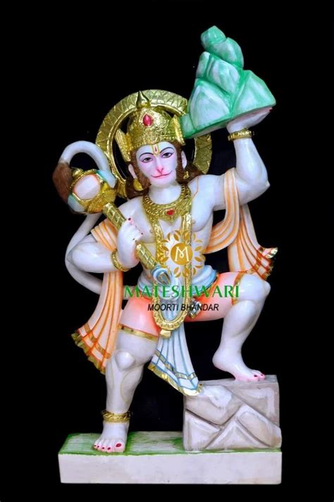 Hanuman Ji Marble Statue Marble Bajrang Bali Statue Manufacturer From