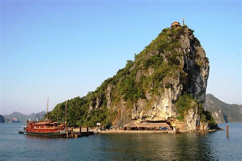 Titov Island And Beach In Halong Bay Vietnam Vacation