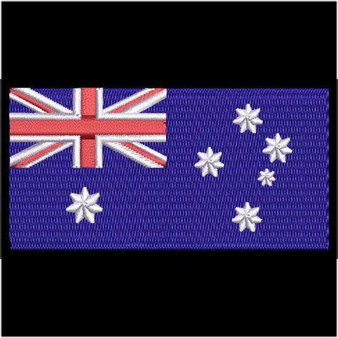 Australian Flag Embroidery Design | Custom Embroidered Designs