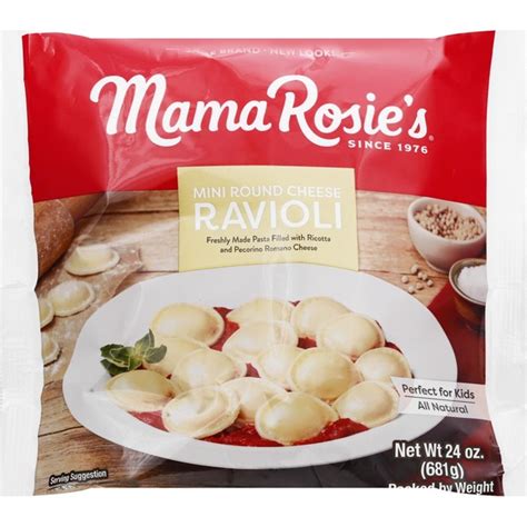 Mama Rosie S Ravioli Cheese Mini Round 24 Oz Instacart