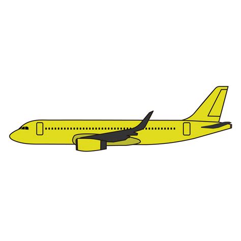 Airplane Side View 5198352 Vector Art At Vecteezy