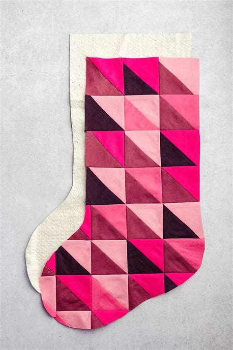 Free Quilted Christmas Stocking Pattern - Sarah Maker