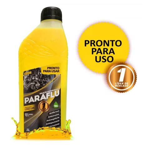 Aditivo Radiador Paraflu Amarelo Bio Org Nico Pronto Uso L Paraflu