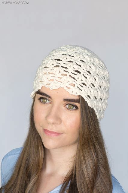 Vanilla Tea Cloche Hat Crochet Pattern Giveaway Hopeful Honey