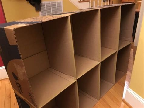 Diy Shelving From Gasp Cardboard Boxes Diy Cardboard Furniture