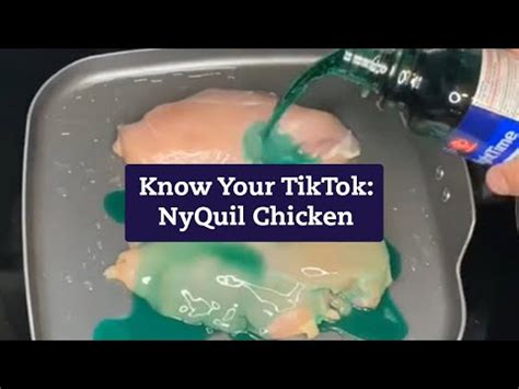 The 'NyQuil Chicken' TikTok Food Trend Explained | NyQuil Chicken / Sleepy Chicken | Know Your Meme