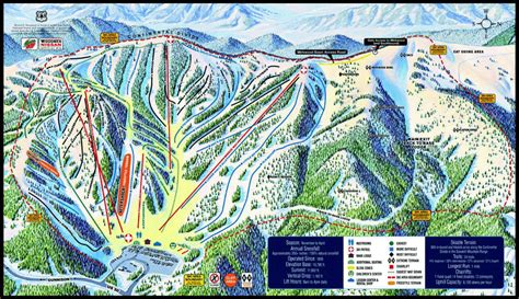 Monarch Mountain Resort Trail Map | Colorado Ski Resort Maps