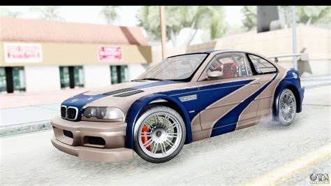 Nfs Carbon Bmw M3 Gtr Para Gta San Andreas