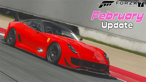 Forza Motorsport 7 February Update 2012 Ferrari 599xx Evolution