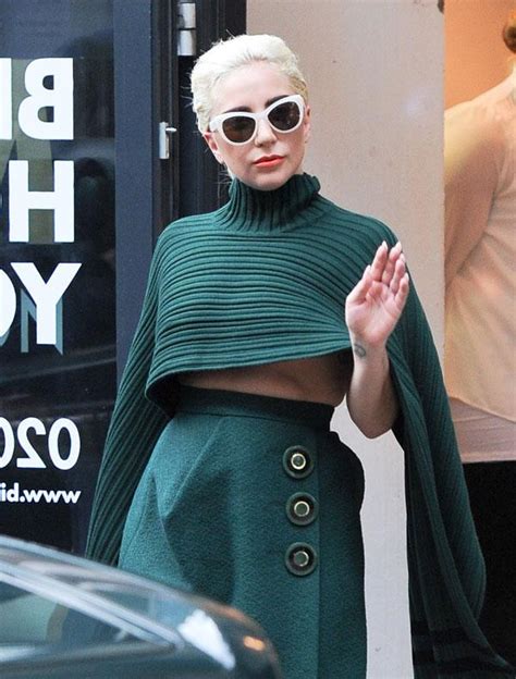 Put Your Paws Up Lady Gaga Flaunts Major Under Boob In Epic Wardrobe