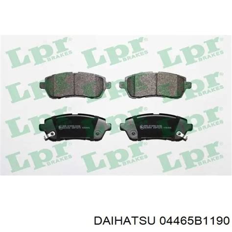 B Daihatsu Pastillas De Freno Delanteras