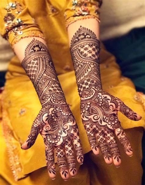 Dumbfounding Front hand Bridal Mehndi Design - Front Hand Bridal Mehndi ...