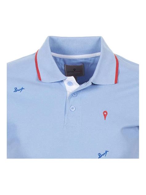 Polo Manches Courtes Homme CLAMAR DEGRE CELSIUS Bleu Ciel Kiabi