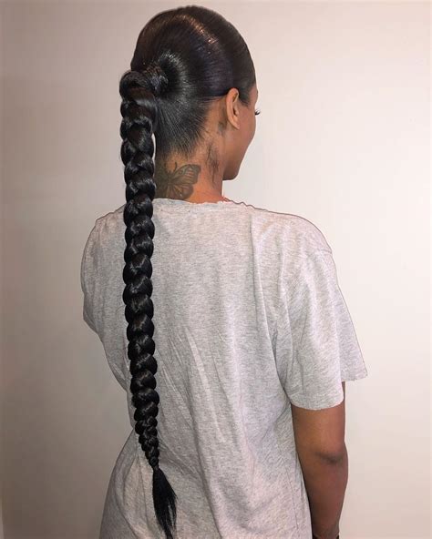 Braided Weave Ponytail Hairstyles