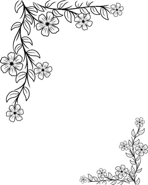 Premium Vector | FLORAL WEDDING BORDER AND FRAME