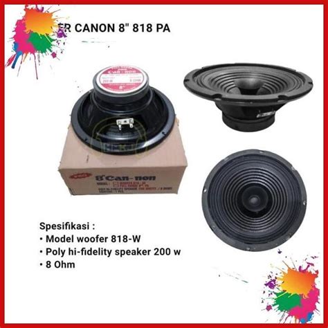 Jual Speaker Cannon Pa Spiker Canon Pa Kwj Shopee Indonesia