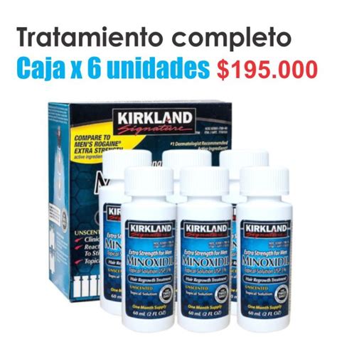 Minoxidil Original De Kirkland Al 5 Tarjeta App Y Div Coin Colombia