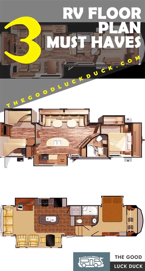 RV Floor Plans Ideas ( How to Choose The Best One) - The Good Luck Duck ...