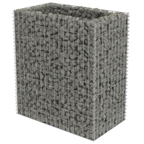 Lit Sur Lev Gabion Acier Galvanis X X Cm Por