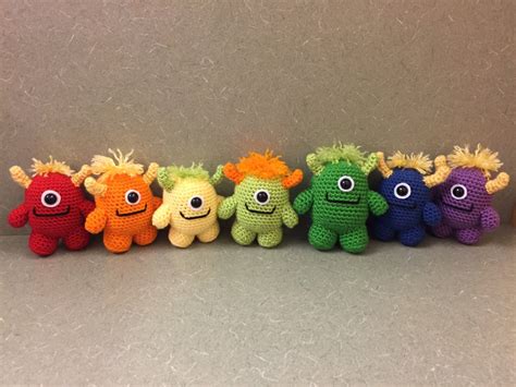 Little Monster Crochet Pattern Amigurumi Monster Amigurumi Etsy