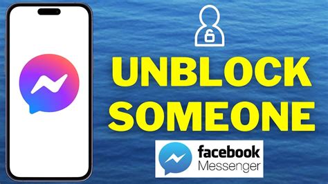 How To Unblock Someone On Messenger Unblock People On Messenger Youtube