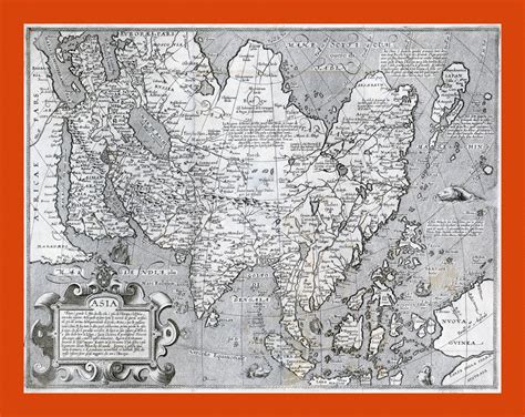 Old map of Asia - 16xx | Old maps of Asia | Maps of Asia | GIF map ...