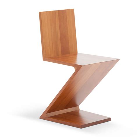 La Silla Zig Zag Dise Ada Por Gerrit Thomas Rietveld En Se