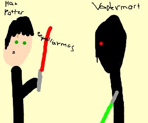 harry potter/star wars crossover - Drawception